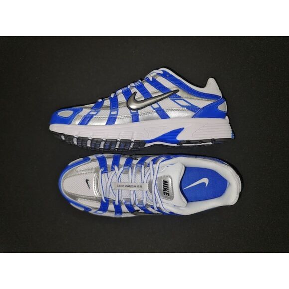 Nike P-6000. Racer Blue Metallic Silver White. SIZE 9.5 - CD6404-403